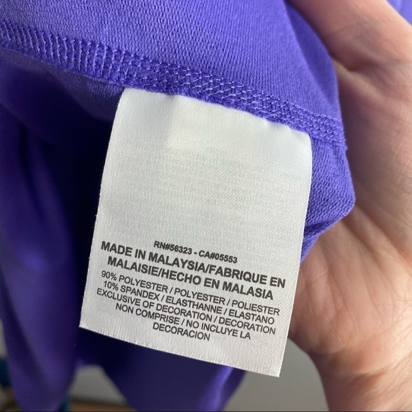 Nike Sweatshirt Medium Purple Zip Women’s NWT Dri Fit - Picture 7 of 8
